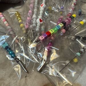 Pink and Yellow Jewelry Accessories Set